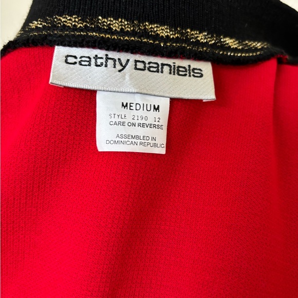 Preowned Cathy Daniels red button down cardigan Medium - Picture 11 of 13